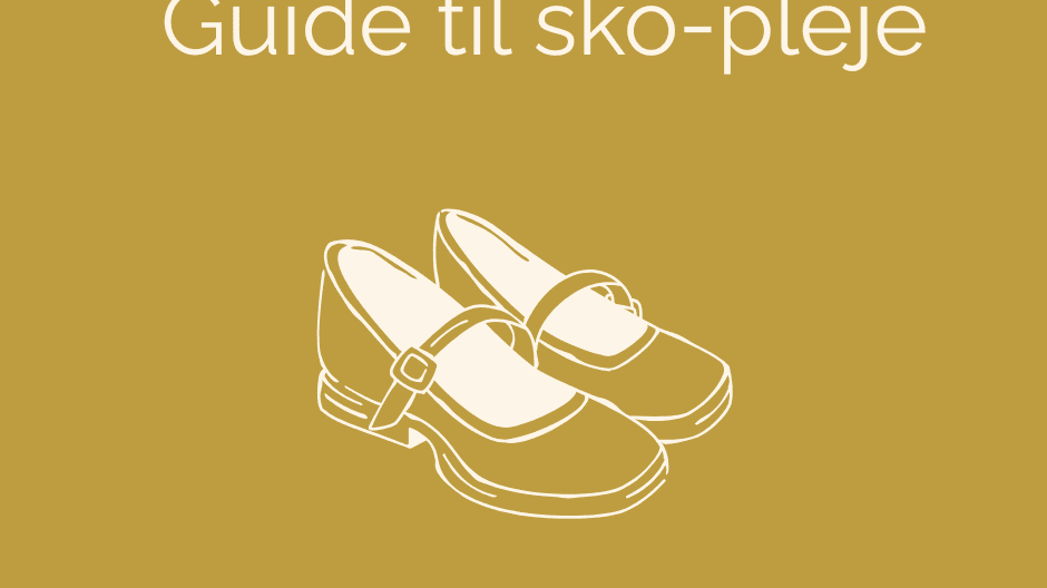 Guide til pleje af dine sko / støvler