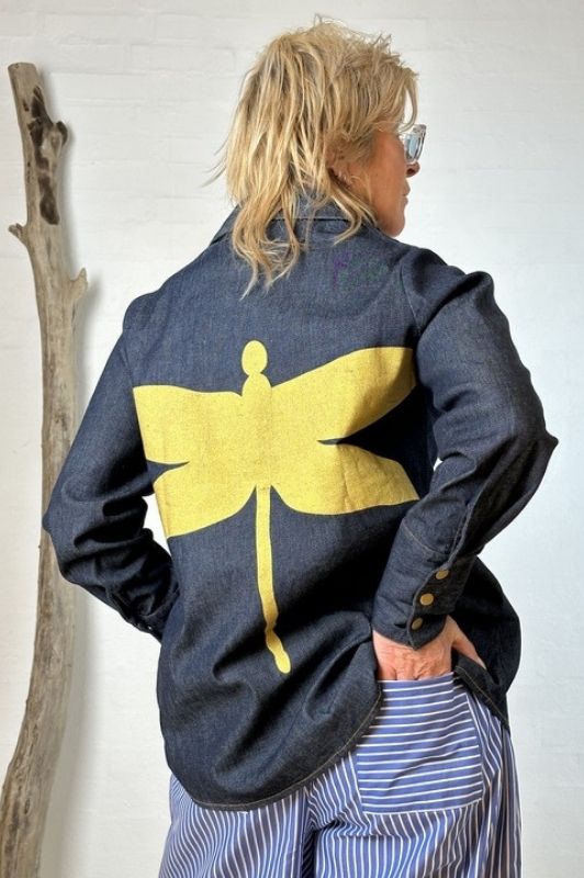 Gaspar Malmø Lyon skjorte i denim canvas