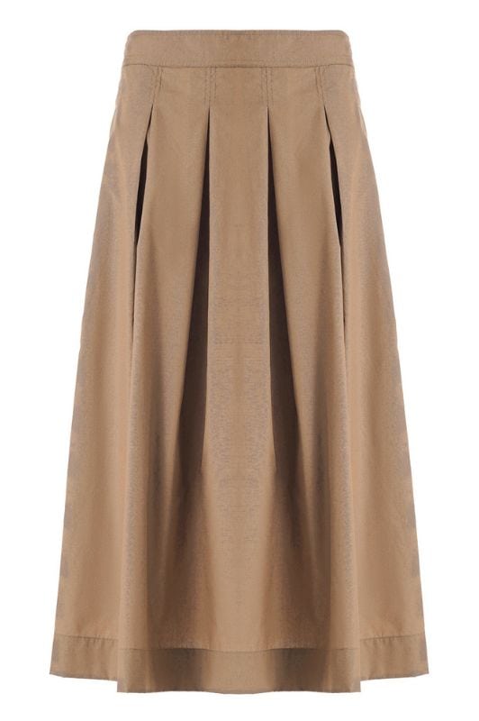 Luxzuz Jansine skirt I Lang nederdel i flot sandfarve