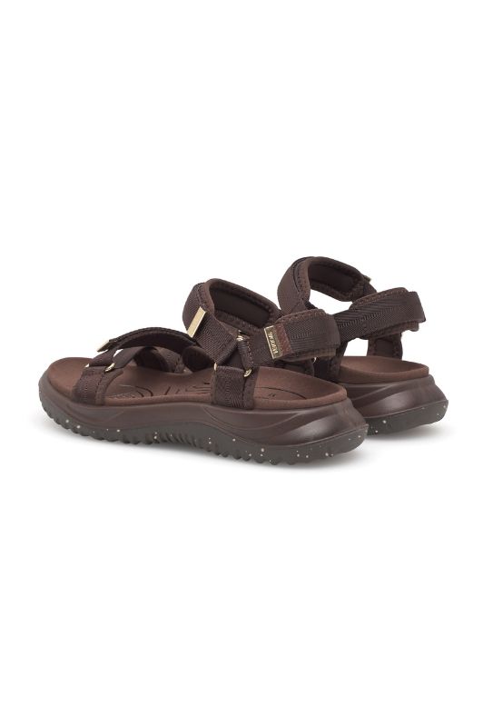 Woden Solvej sandal | NYHED i mørkebrun I Dresslab