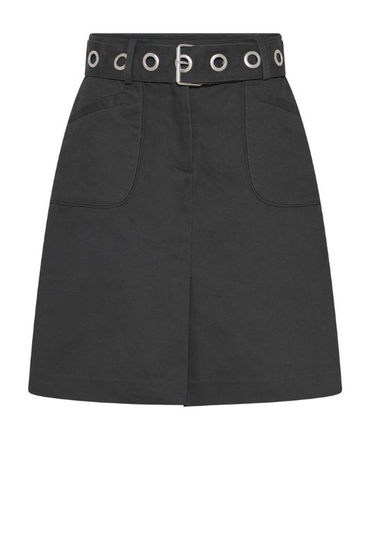 La Rouge Daniella skirt | Cool kort nederdel i mørkegrå
