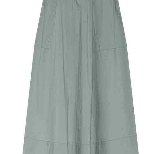 La Rouge Vilma skirt | Poplin nederdel faded green