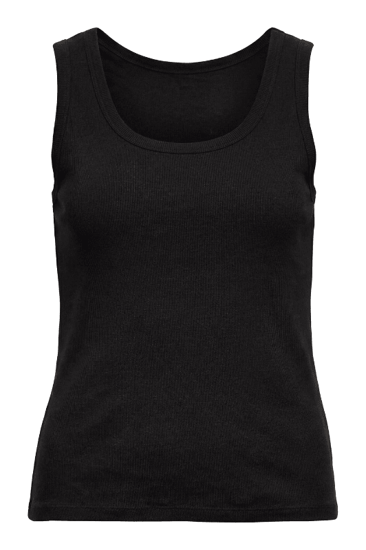 Object Molli tank top i sort I Dresslab