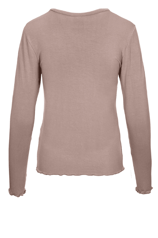Luxzuz Sigba T-shirt | Blød bambus bluse I Sand