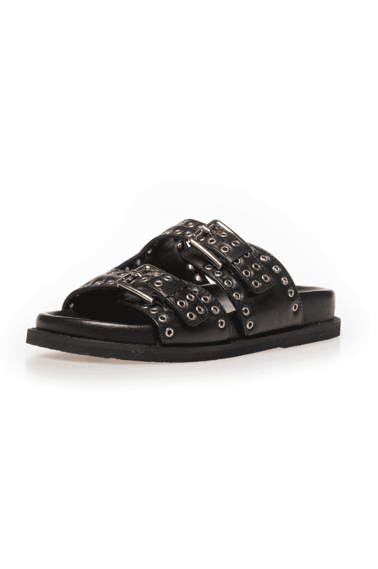 Copenhagen Shoes As Summer I Sort sandal med nitter