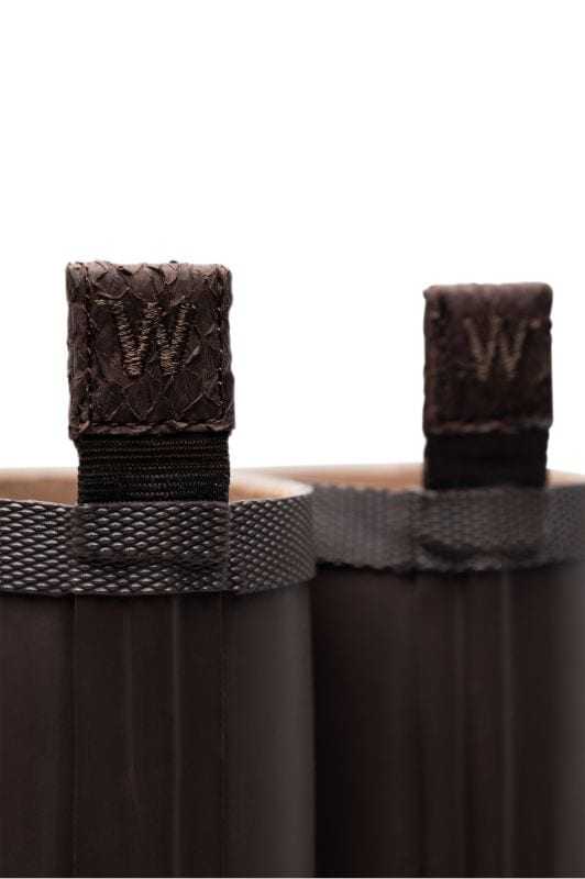 WODEN Lia waterproof | Gummistøvle i chokolade brun