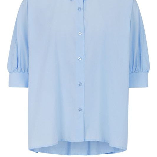 Tooday Anabel shirt I Oversize skjorte i lyseblå