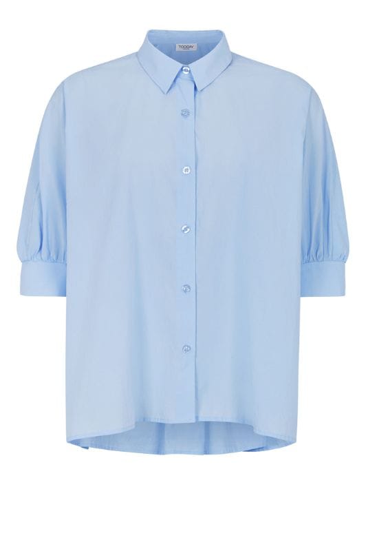 Tooday Anabel shirt I Oversize skjorte i lyseblå
