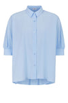 Tooday Anabel shirt I Oversize skjorte i lyseblå