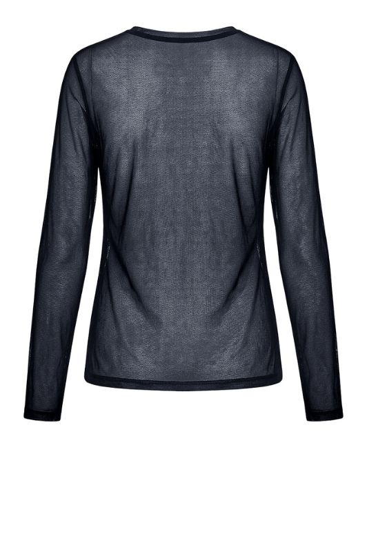 Luxzuz Segberg mesh t-shirt I Navy