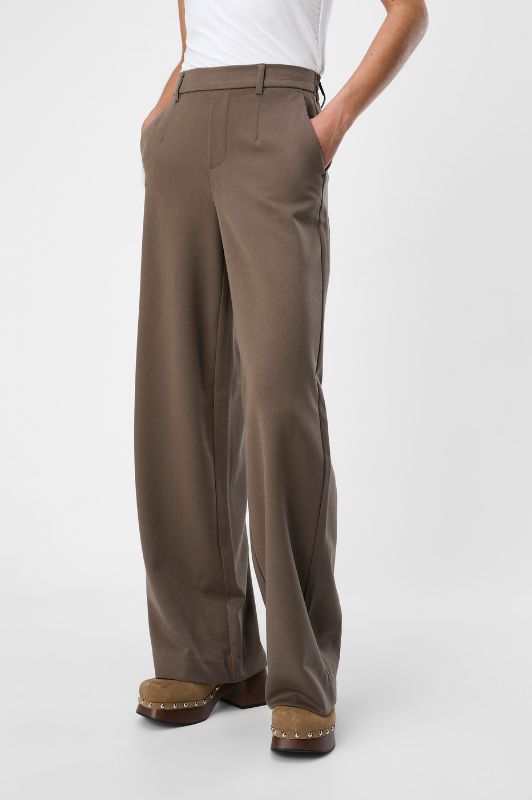 Object Lisa wide pant | Sand pæn buks