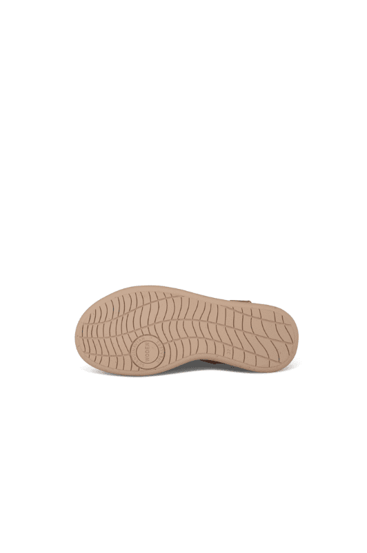 Woden Line sandal | Damesandal i rød med Natural Soft sål