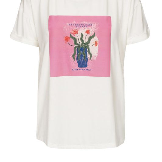 Luxzuz Love yourself t-shirt I T-shirt med farverigt print