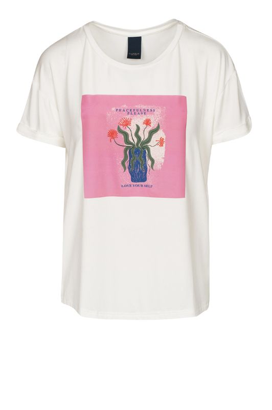 Luxzuz Love yourself t-shirt I T-shirt med farverigt print