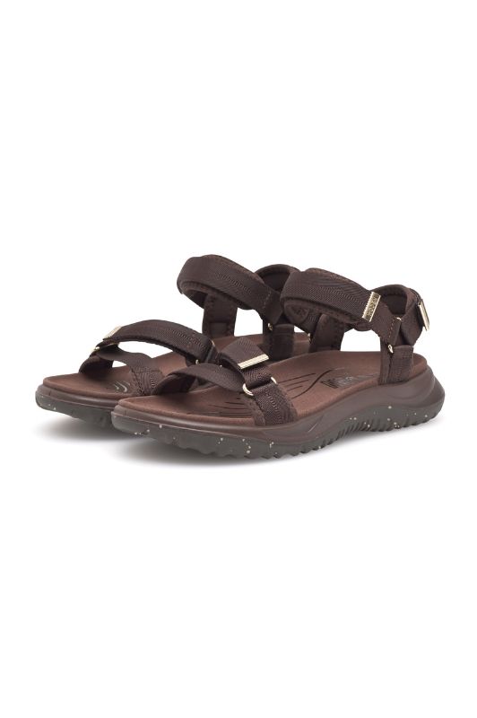 Woden Solvej sandal | NYHED i mørkebrun I Dresslab