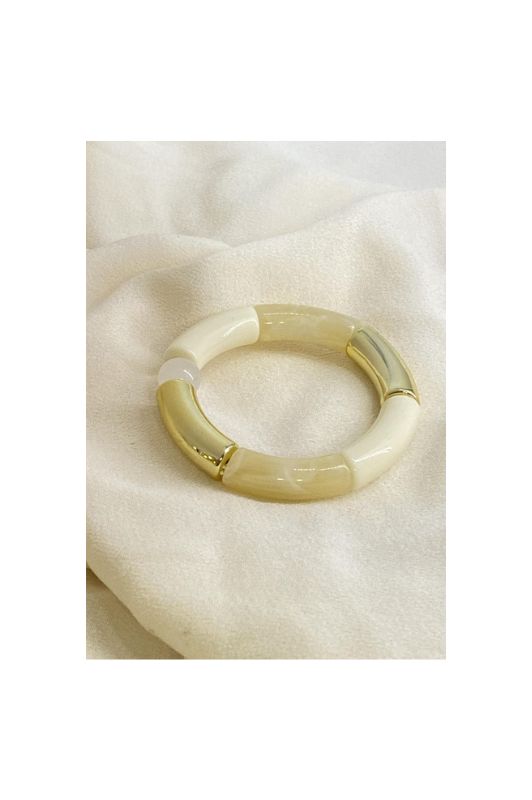 Atelier Paris I Farverige statement armbånd guldlook