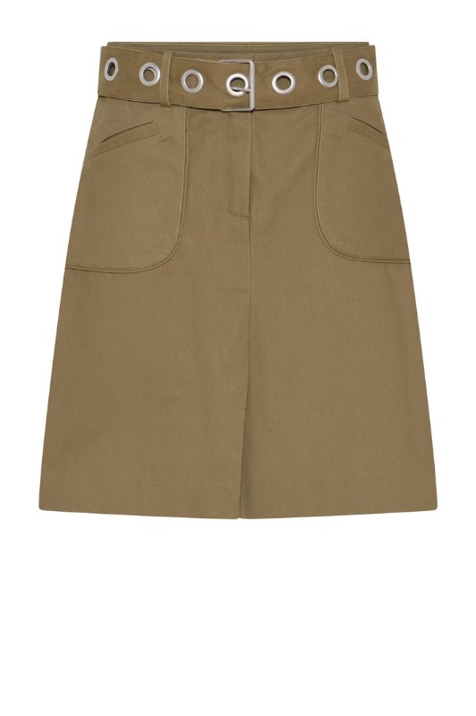 La Rouge Daniella skirt | Cool kort nederdel i khaki