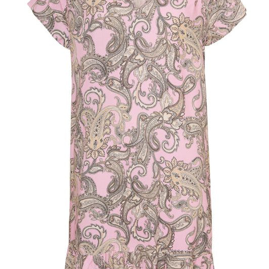 Ofelia Maja dress I Rosa paisley kjole I Dresslab