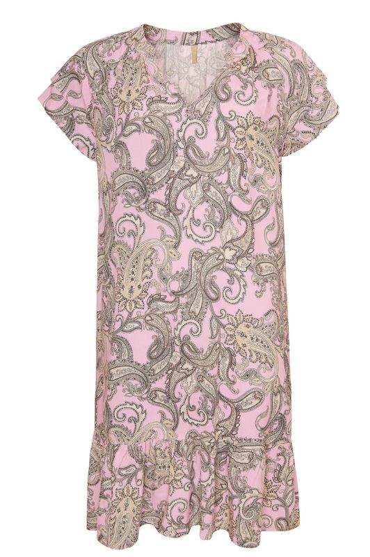 Ofelia Maja dress I Rosa paisley kjole I Dresslab