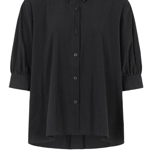 Tooday Anabel shirt I Oversize skjorte i sort