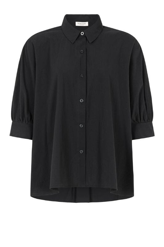 Tooday Anabel shirt I Oversize skjorte i sort