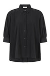 Tooday Anabel shirt I Oversize skjorte i sort