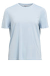 Object Annie t-shirt i lyseblå tencel