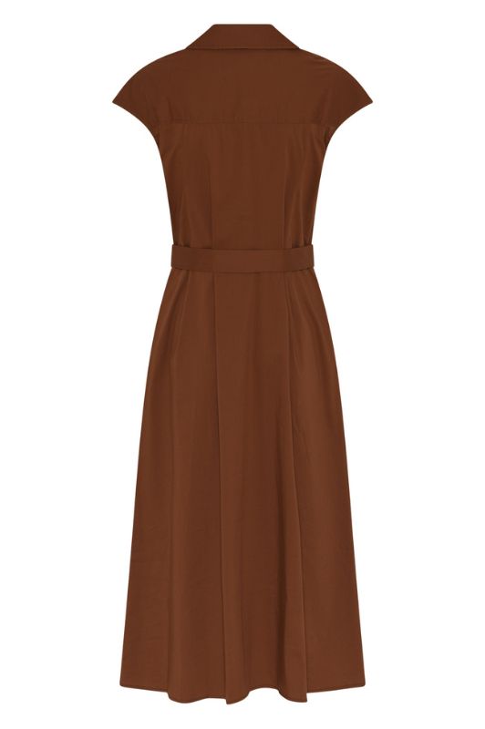La Rouge Vilma shirtdress kjole i kastanje I Dresslab