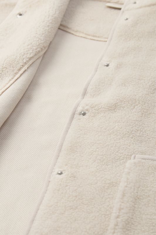Freequent Teddy waistcoat | Sand fleece vest