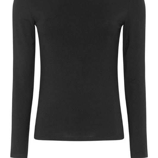 Tooday Penelope l/s t-shirt tencel i sort
