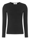 Tooday Penelope l/s t-shirt tencel i sort