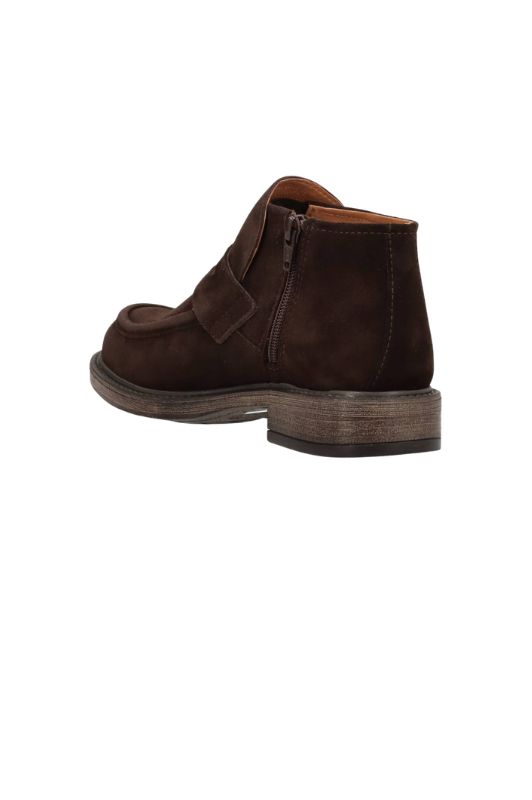 Shoedesign Copenhagen Moana støvle i mørkebrun ruskind