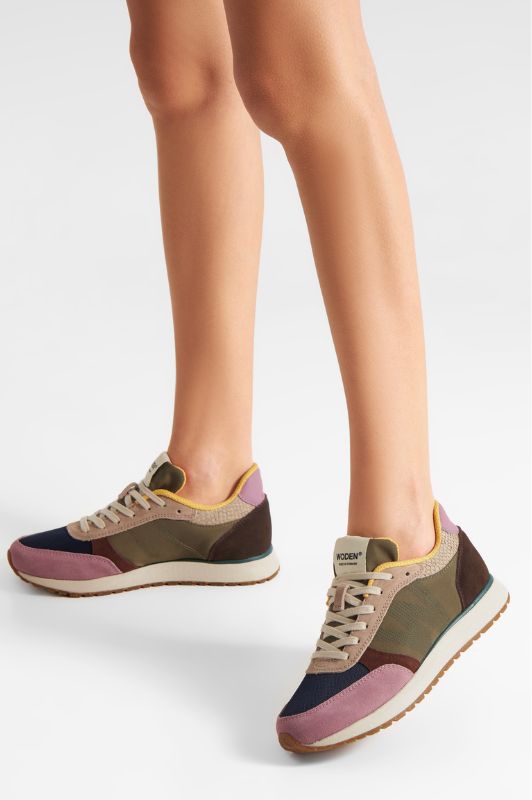 Woden Ronja  | Sneakers i dark algae multi | Bestseller model