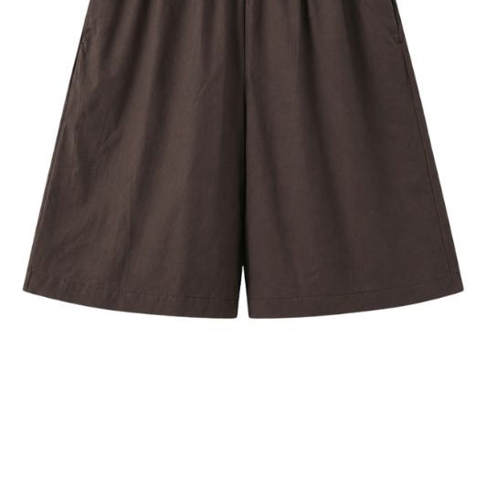 Luxzuz Eiluu shorts | Brune shorts med elastiktalje