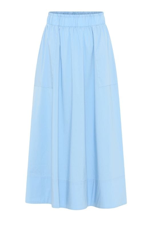 La Rouge Vilma skirt | Poplin nederdel lyseblå