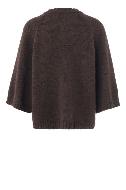Luxzuz Jayne knit I Brun striktrøje