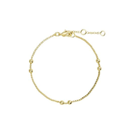 Pure by Nat I Camille armbånd i 24K guldbelagt