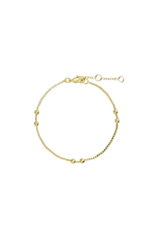Pure by Nat I Camille armbånd i 24K guldbelagt