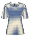 Prepair Beate t-shirt i Stribet kortærmet basis i blå strib I Dresslab