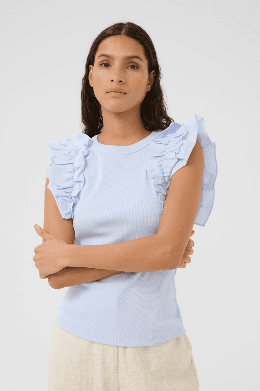 Karen By Simonsen Oda Tank | Top i blå