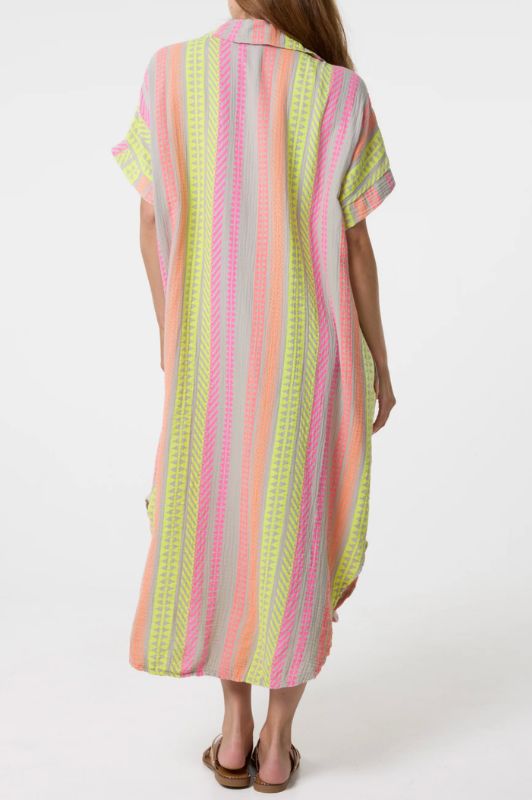 Studio West dress I Sand jaquard sommerkjole