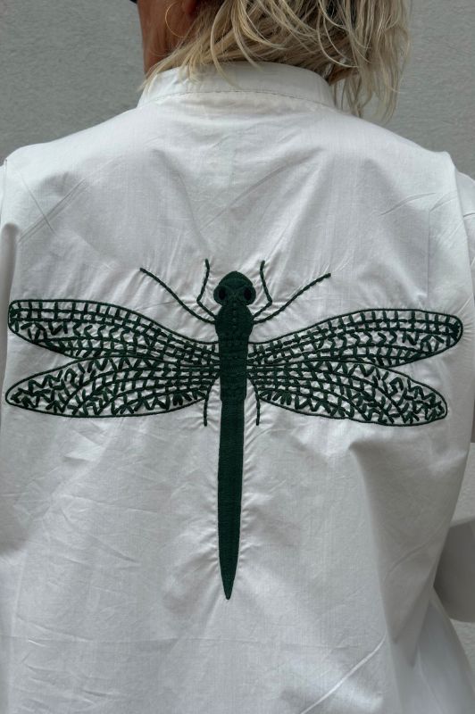 Gaspar Goa logo shirt I Cool skjorte i hvid