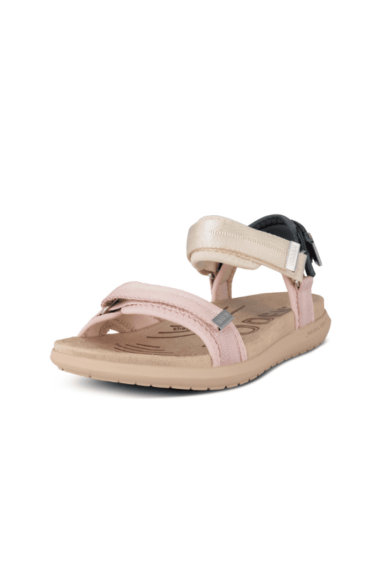 Woden Line lite | Rosa multi damesandal I Perfekt pasform til alle fødder