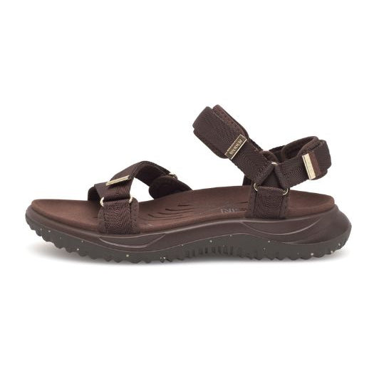Woden Solvej sandal | NYHED i mørkebrun I Dresslab