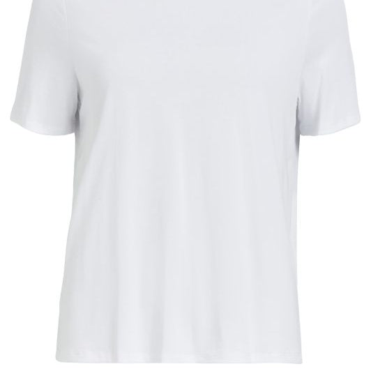 Object Annie t-shirt i hvid tencel