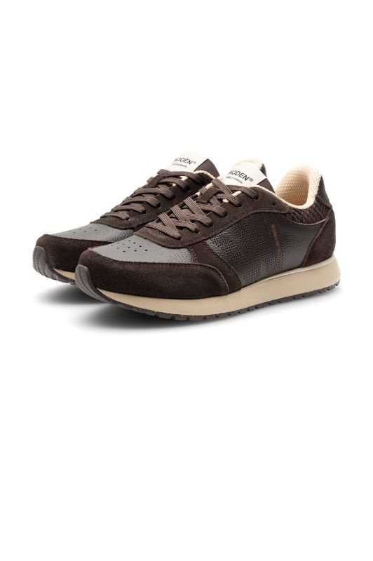 Woden Ronja mix chocolate sneakers | Dresslab