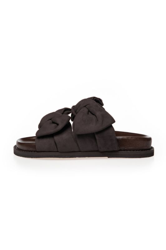 Copenhagen Shoes Summer Dream I Sandal i mørkebrun ruskind