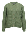 Object Flora knit I Cardigan i flot grøn