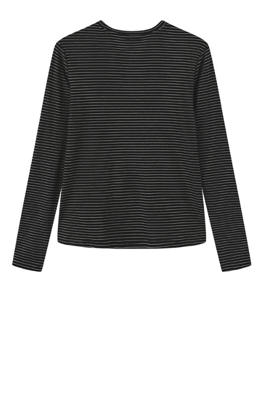 Luxzuz Segberg stribet t-shirt I Sort strib
