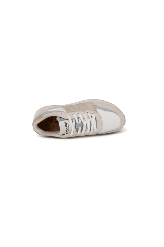 Woden Rigmor reflective sneakers | Ivory hvid